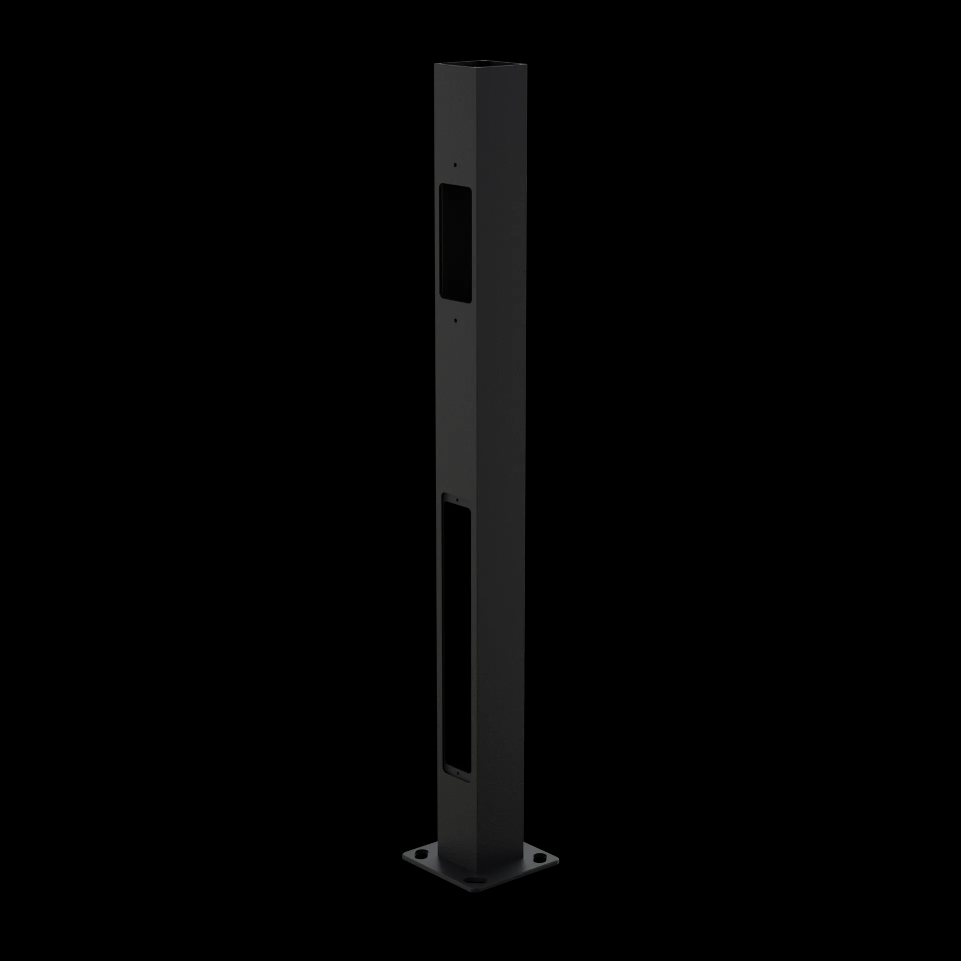 Poteau noir CC160 - 100x100x1500 mm Q9MSL/1500990 ONEPOLE Q9MSL/1500990 ONEPOLE